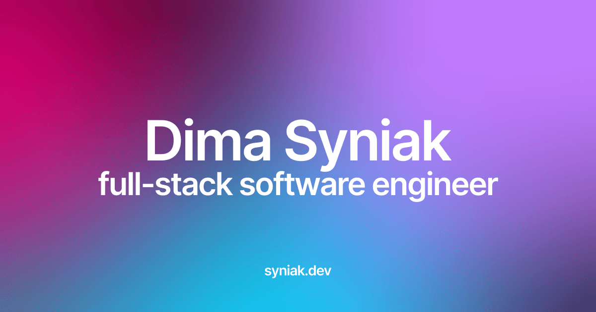 Preview of Portfolio Website project